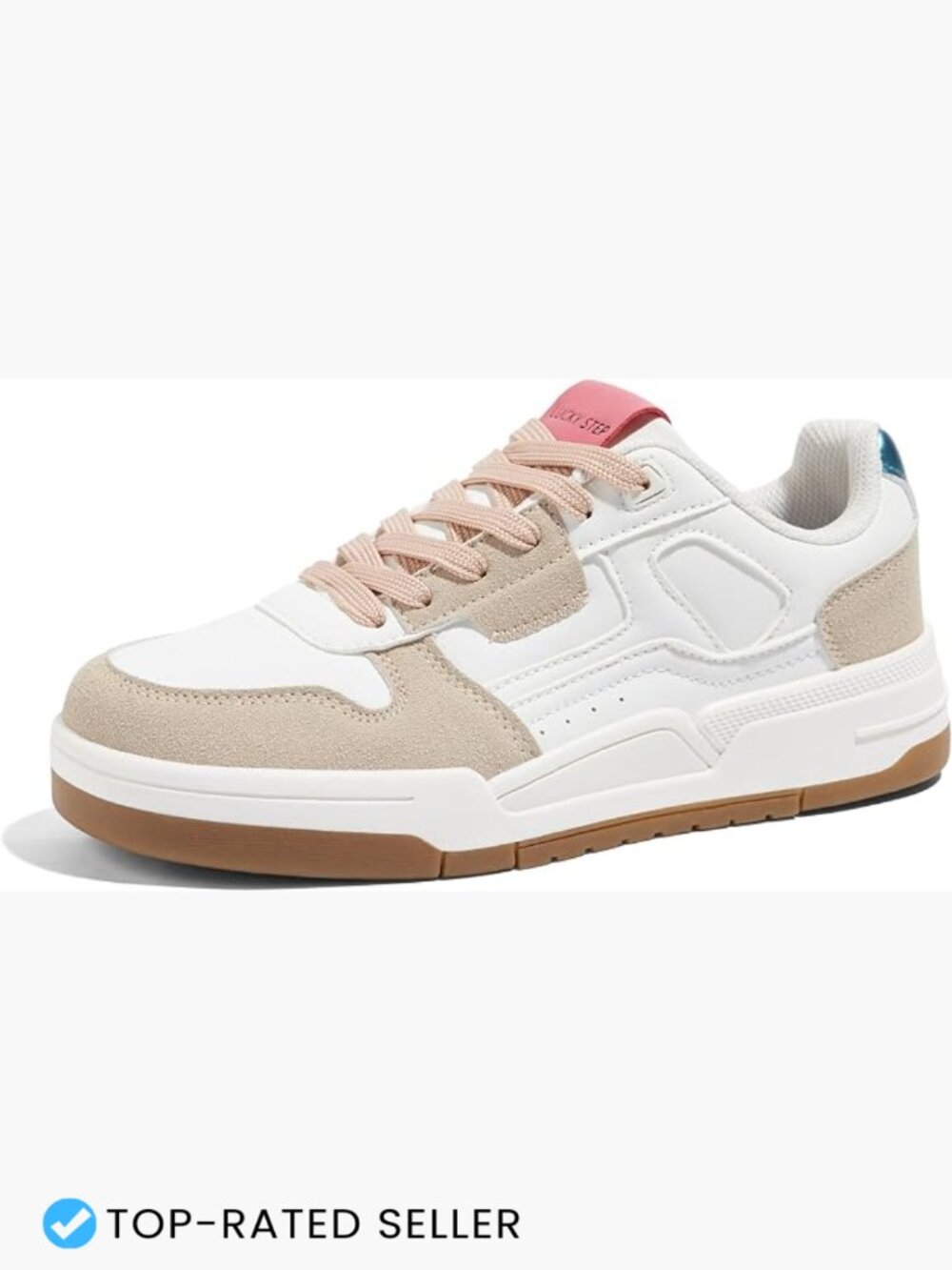 Lace Up Fashion Sneakers Comfortable Platform Walking Tennis Shoes Casual Chic